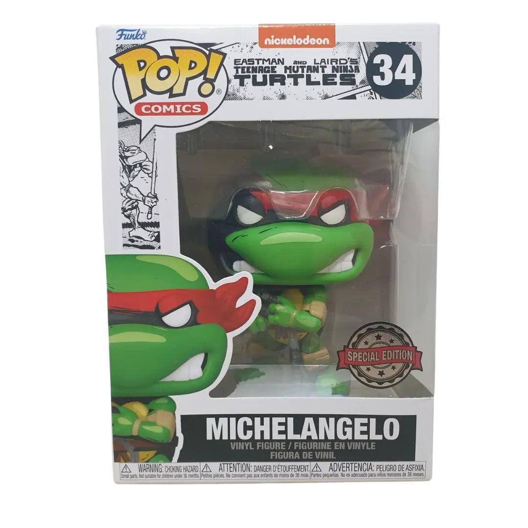 Funko Pop! Eastman and Laird's Teenage Mutant Ninja Turtles: Michelangelo #34 - PX Previews Exclusive - East Texas Electronics LLC.